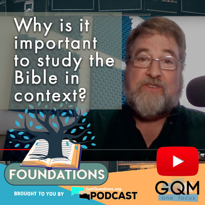 Why is it important to study the Bible in context?