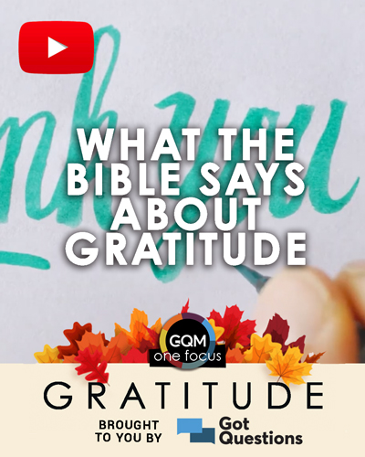 What does the Bible say about gratitude?