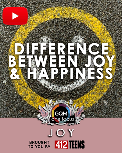 Is there a difference between joy and happiness?