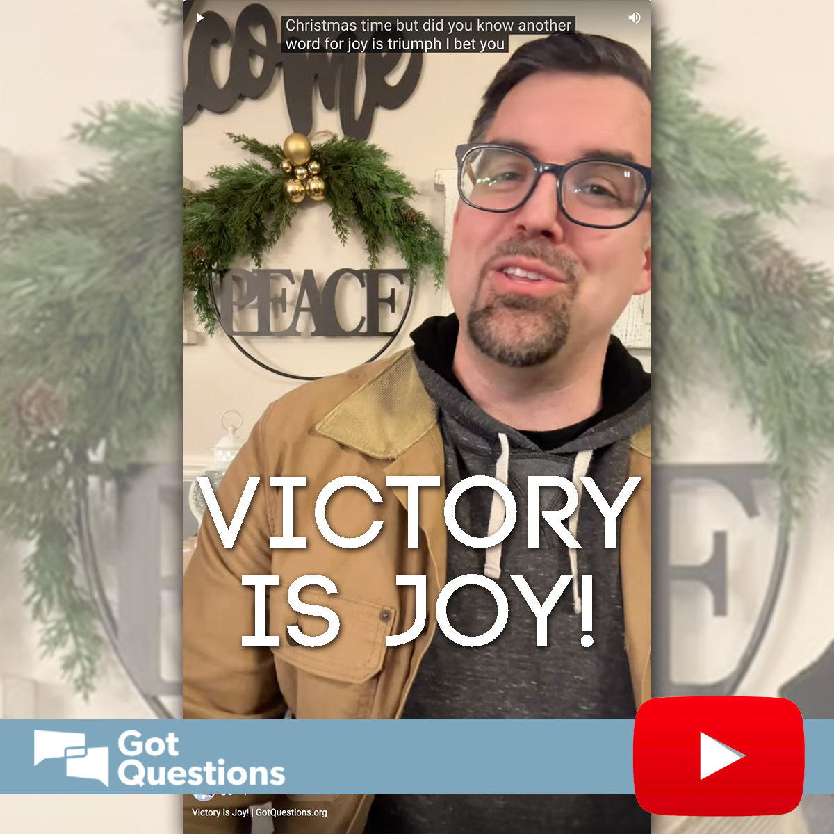Victory = Joy