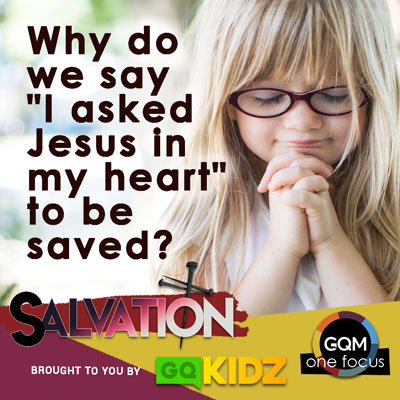 Why did my friend say "I asked Jesus in my heart" when he got saved?